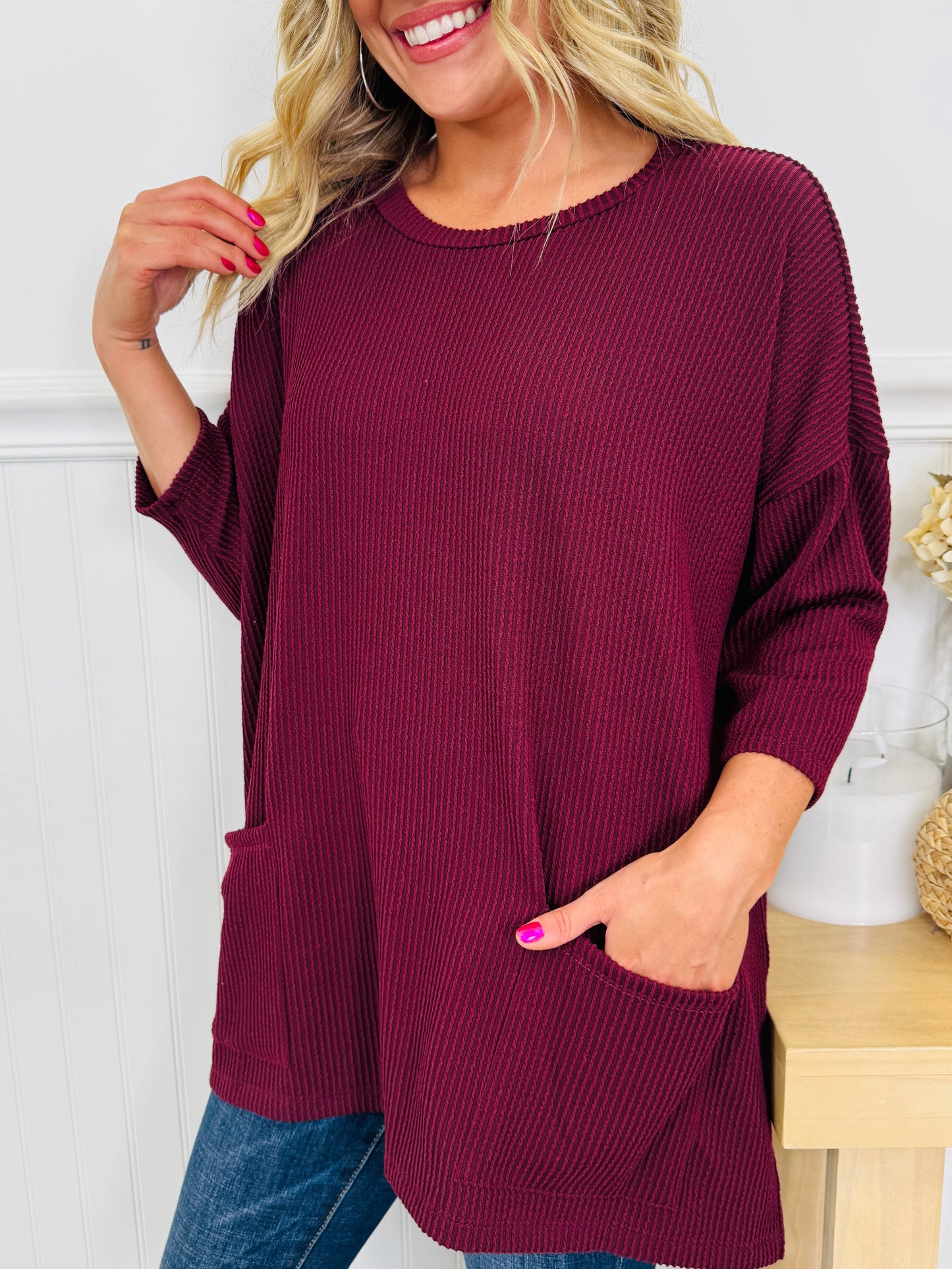 Easy On Repeat Top In Multiple Colors