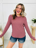 MOCO Exclusive Everyday Essential Long Sleeve Top In Mauve