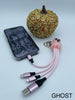 Halloween Multi Phone Charger Keychain- Multiple Styles!