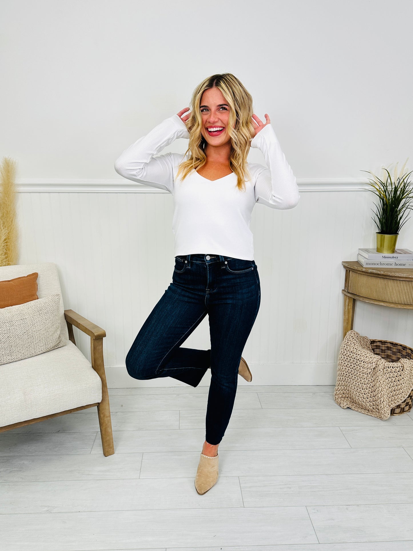 MOCO Exclusive Simple And Sweet Long Sleeve Top- Multiple Colors!