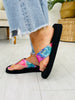 Sunset Sway Flip Flops in Purple Multi