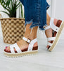 On Your Mind Sandals In White