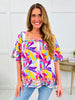 Sweet Magnolia Top In Dewberry