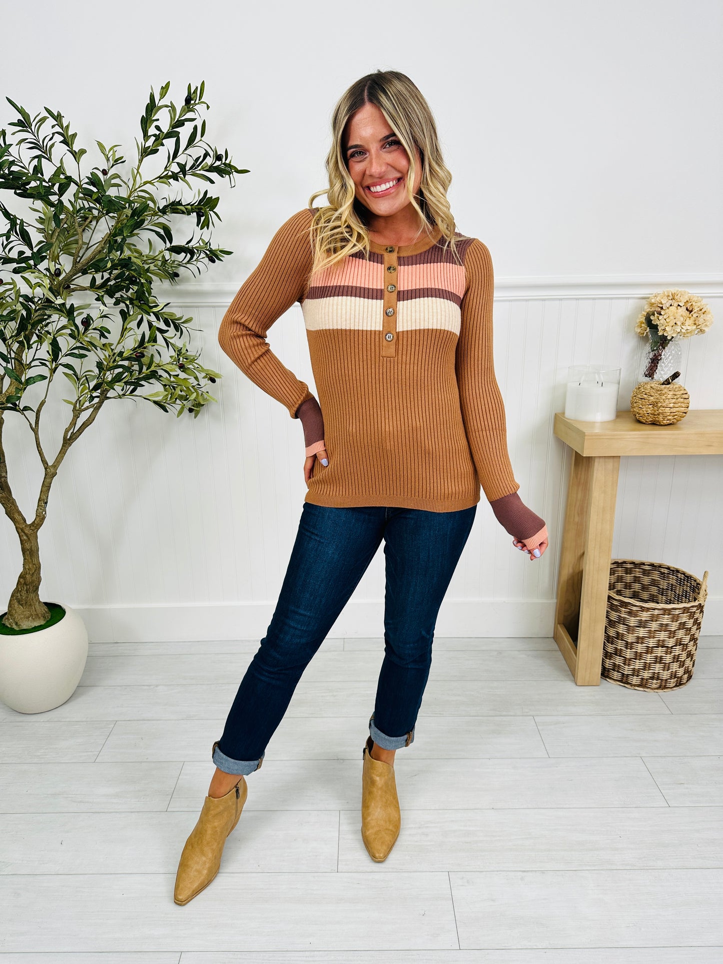 Button Up The Moment Sweater