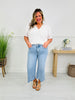 Made To Flatter Tummy Control Wide Leg Cropped Jeans