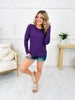 MOCO Exclusive Everyday Essential Long Sleeve Top In Eggplant