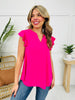 Ruffle Effect Top- Multiple Colors!