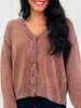 The Fireside Cardigan In Vintage Mocha