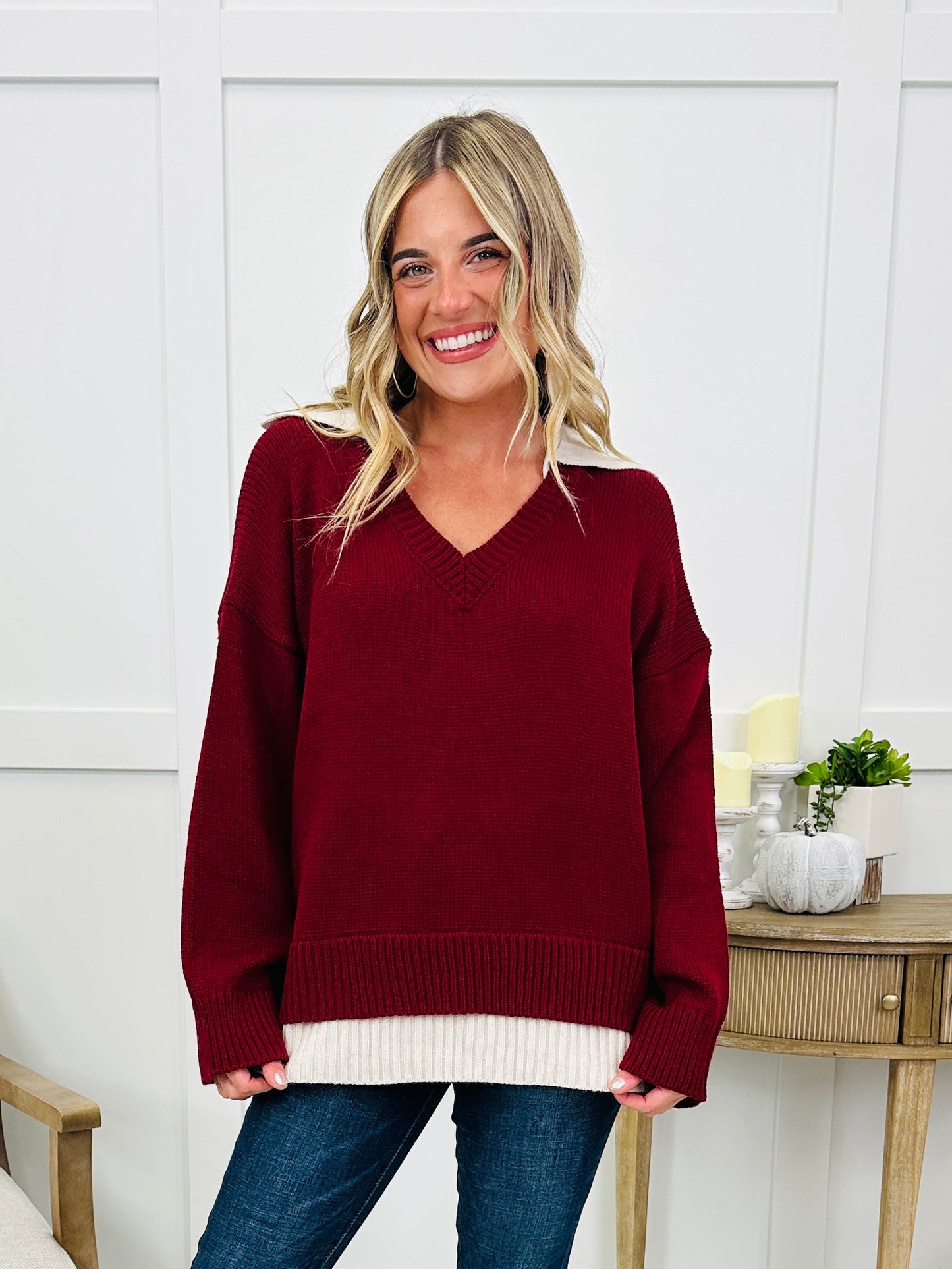 Coastal Comfort Sweater In Multiple Colors