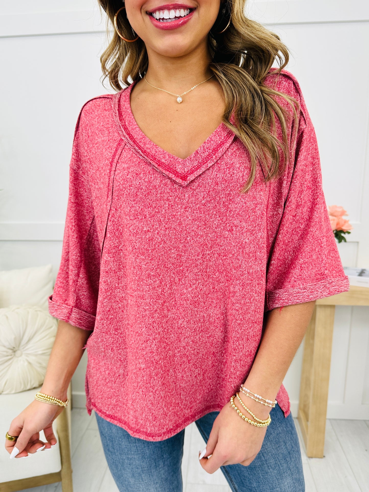 DOORBUSTER! REG/CURVY The Everyday Favorite Top- Multiple Colors!