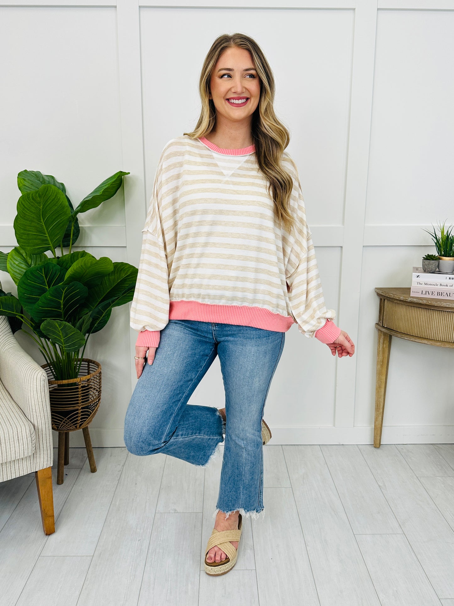 Simple Scene Top In Oatmeal