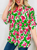 Radiate Sunshine Top in Anna Maria Print