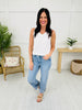 New Love Tummy Control Slim Wide Leg Jeans