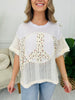 Blooming Peace Top in Ivory Multi