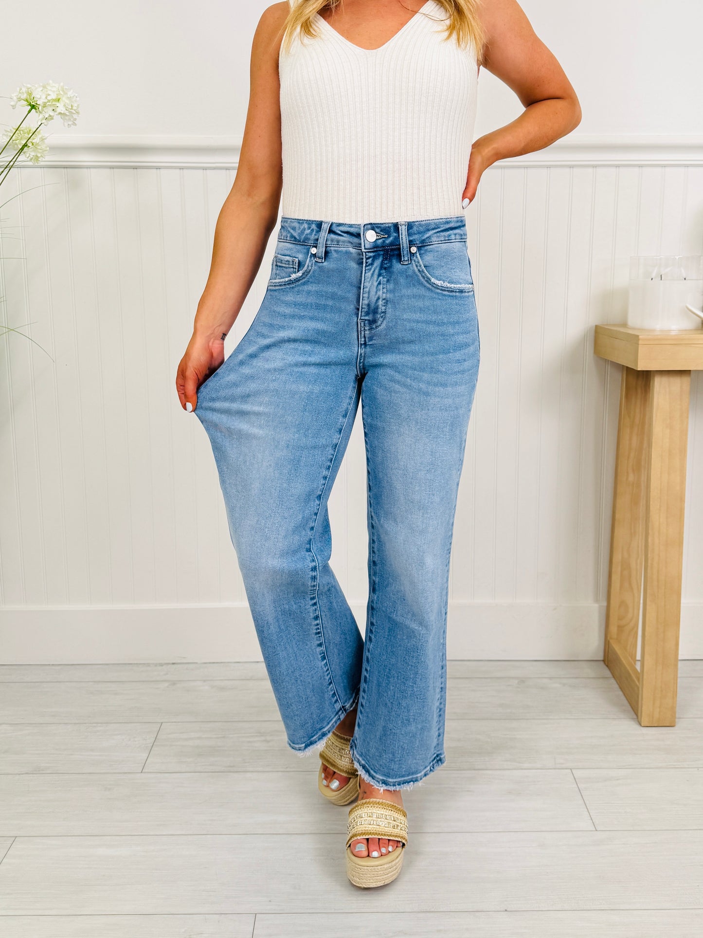Always In Style Ankle Straight Tummy Control Jeans