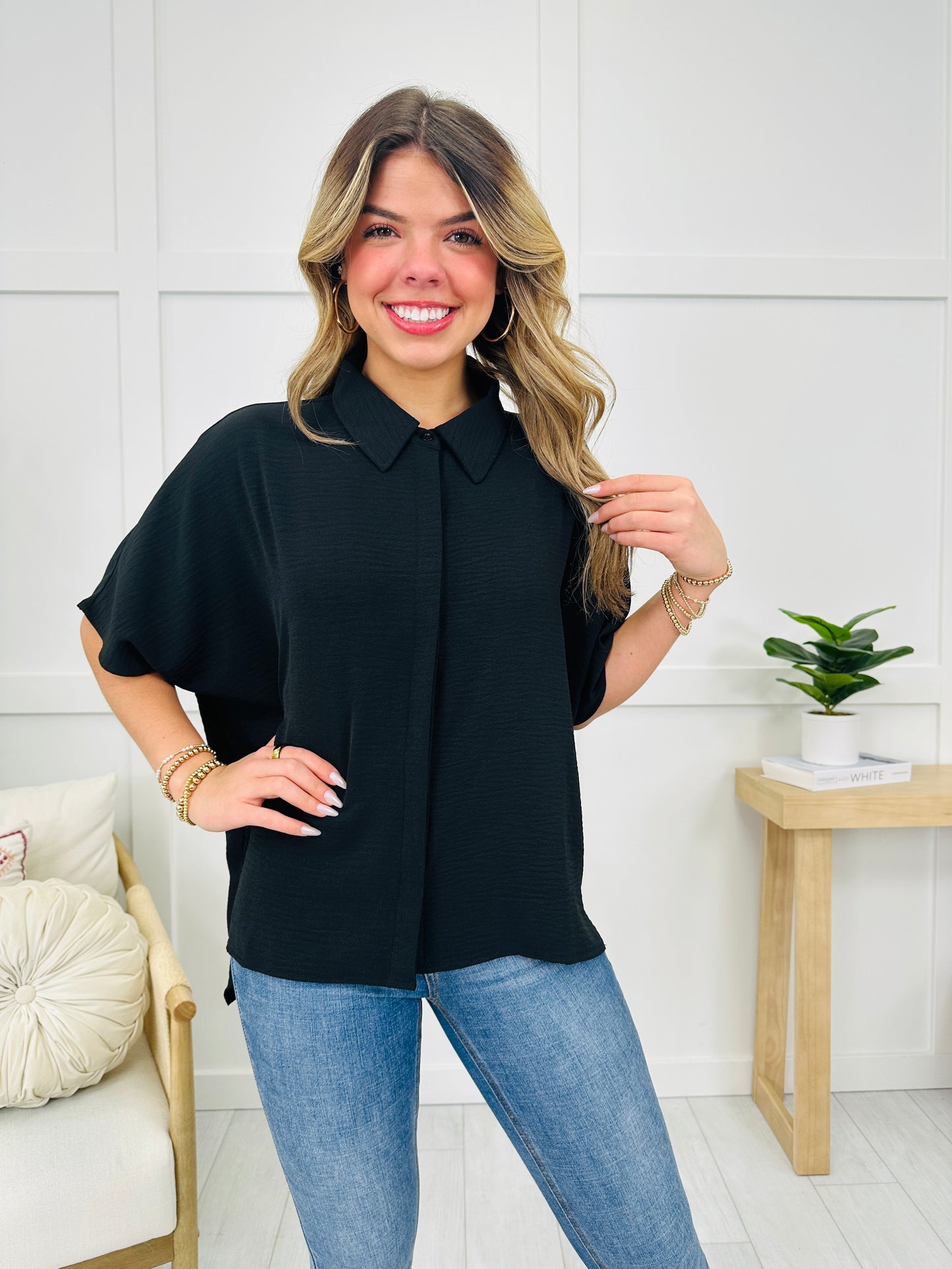 DOORBUSTER! Simplified Style Top- Multiple Colors!