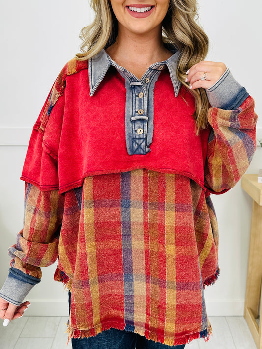 Layer Outside The Lines Pullover