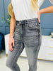 Judy Blue Happy When Skies Are Gray Tummy Control Skinny Jeans in Reg/Curvy