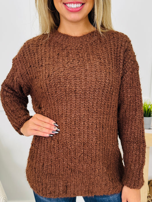DOORBUSTER! Threaded Thoughts Sweater- Multiple Colors!