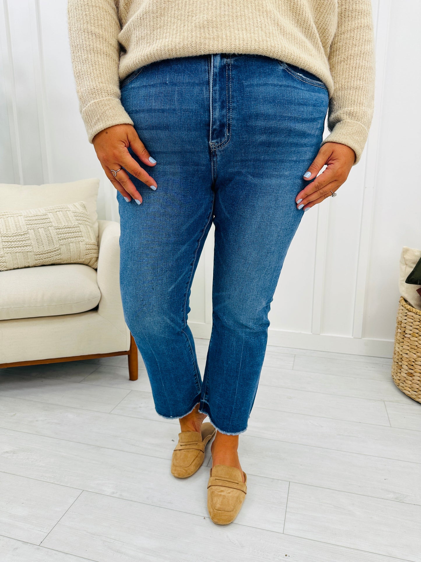 Lovervet Flare Share Kick Flare Jeans in Reg/Curvy