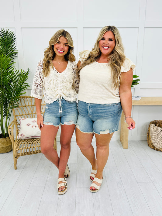 Judy Blue Fray the Way Shorts