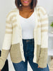 Parallel Comfort Cardigan in Taupe