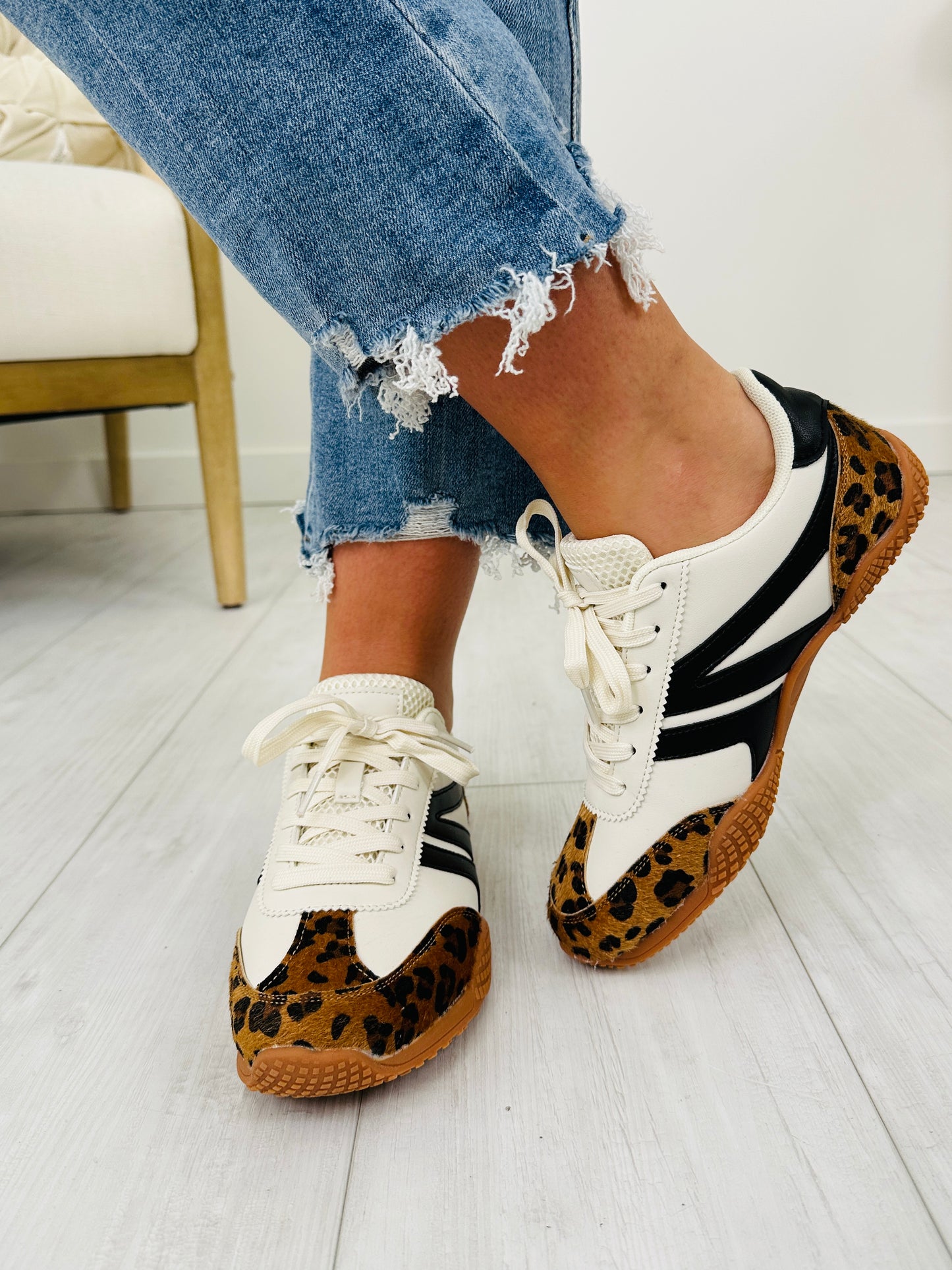 Fast Lane Flair Sneakers In Leopard