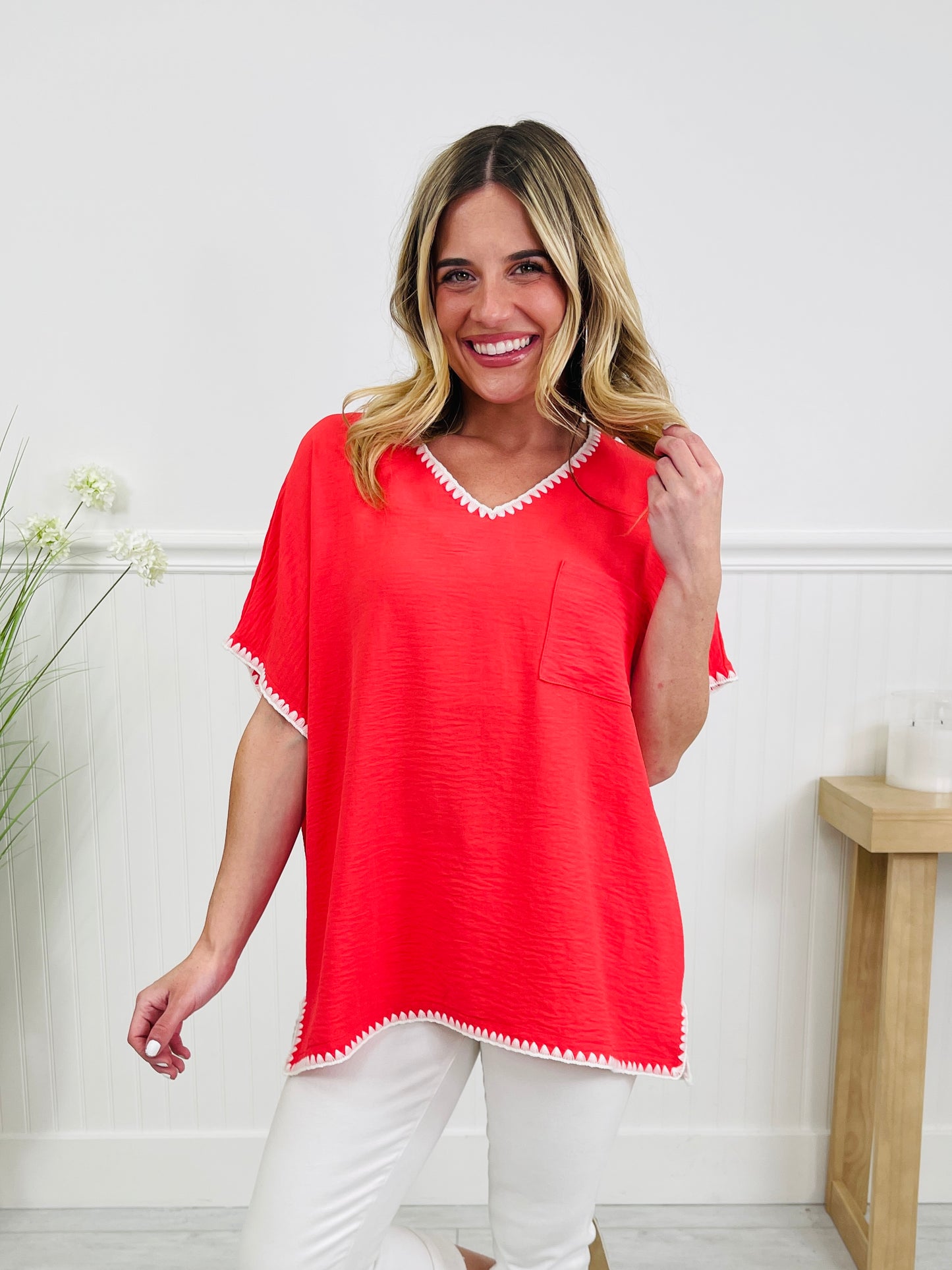 Whip Into Spring Top in Multiple Colors