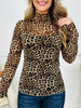 Sheer Fascination Top in Leopard