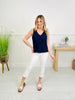Darling and Dainty Denim Top