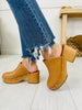 All Set To Strut Clogs in Tan