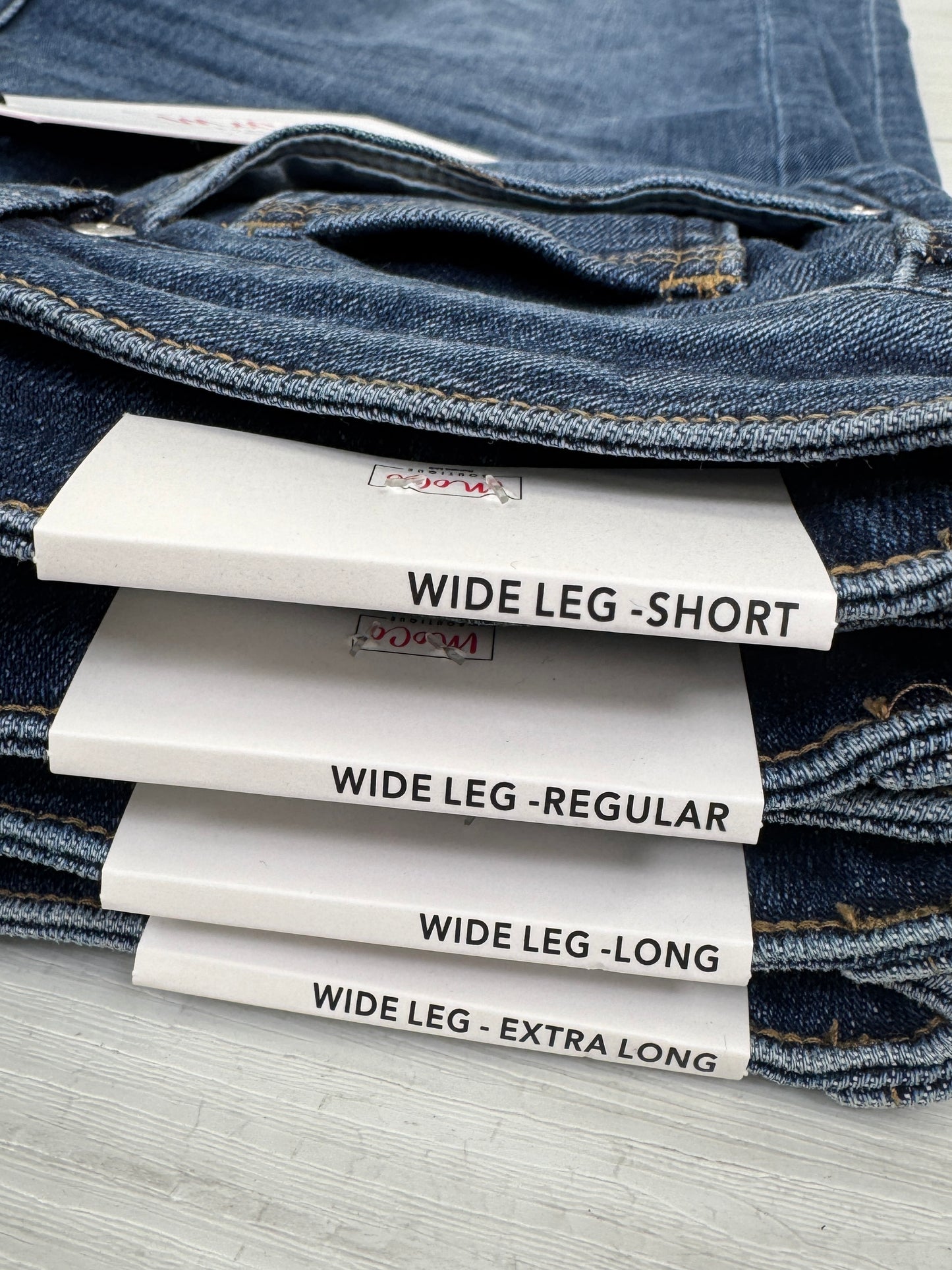 Especially Four You Wide Leg Jeans in Four Inseams