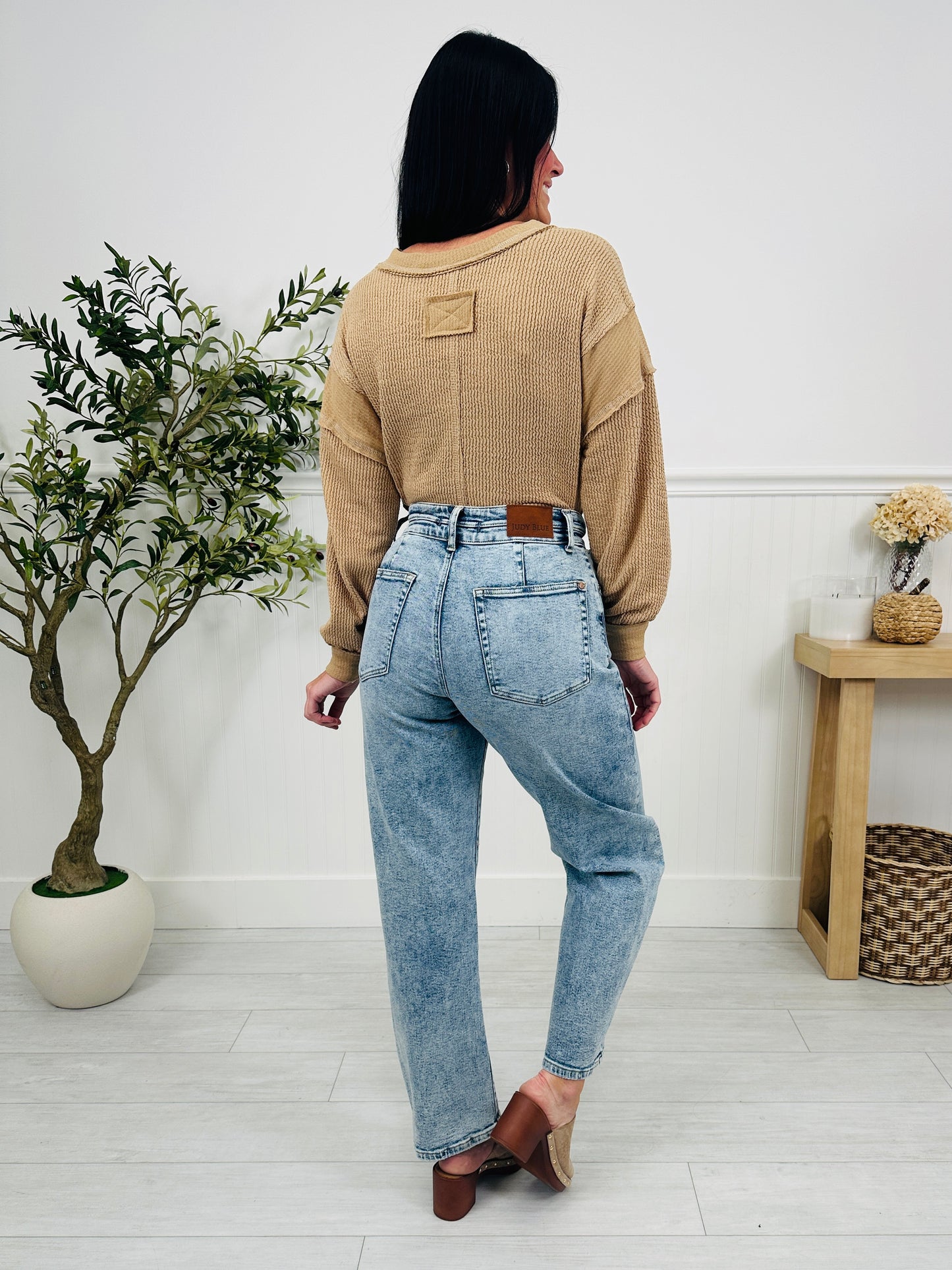 Judy Blue Good Company Arc Leg Jeans