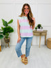 The Effortless Stripe In Blush