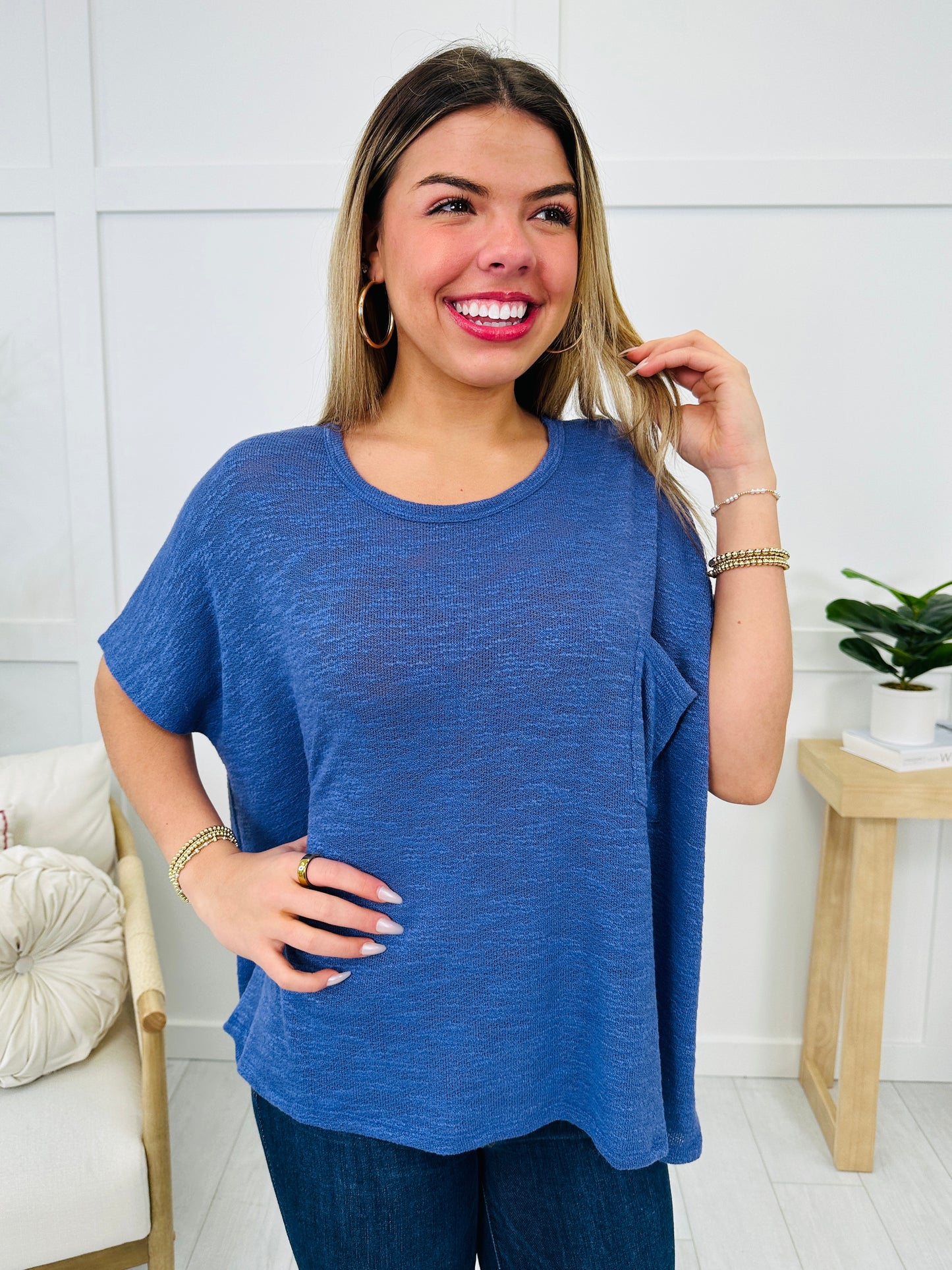 DOORBUSTER! Refined Basics Top- Multiple Colors!