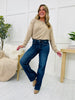 MOCO Exclusive Always on Your Side Tummy Control Wide Leg Slim Fit Jeans