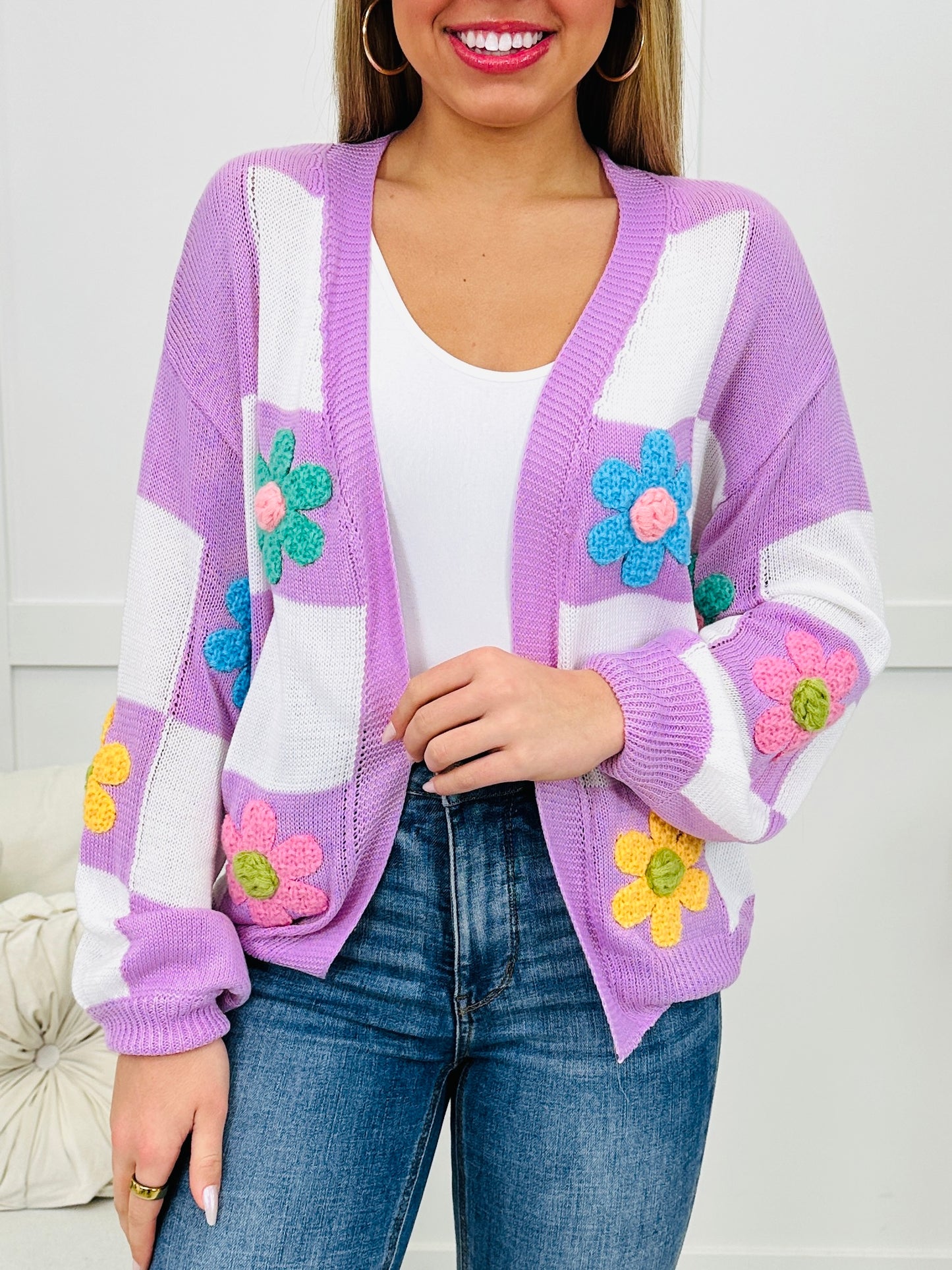 Happy Go Floral Cardigan