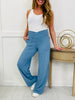 Last Minute Plans Pants In Dusty Blue