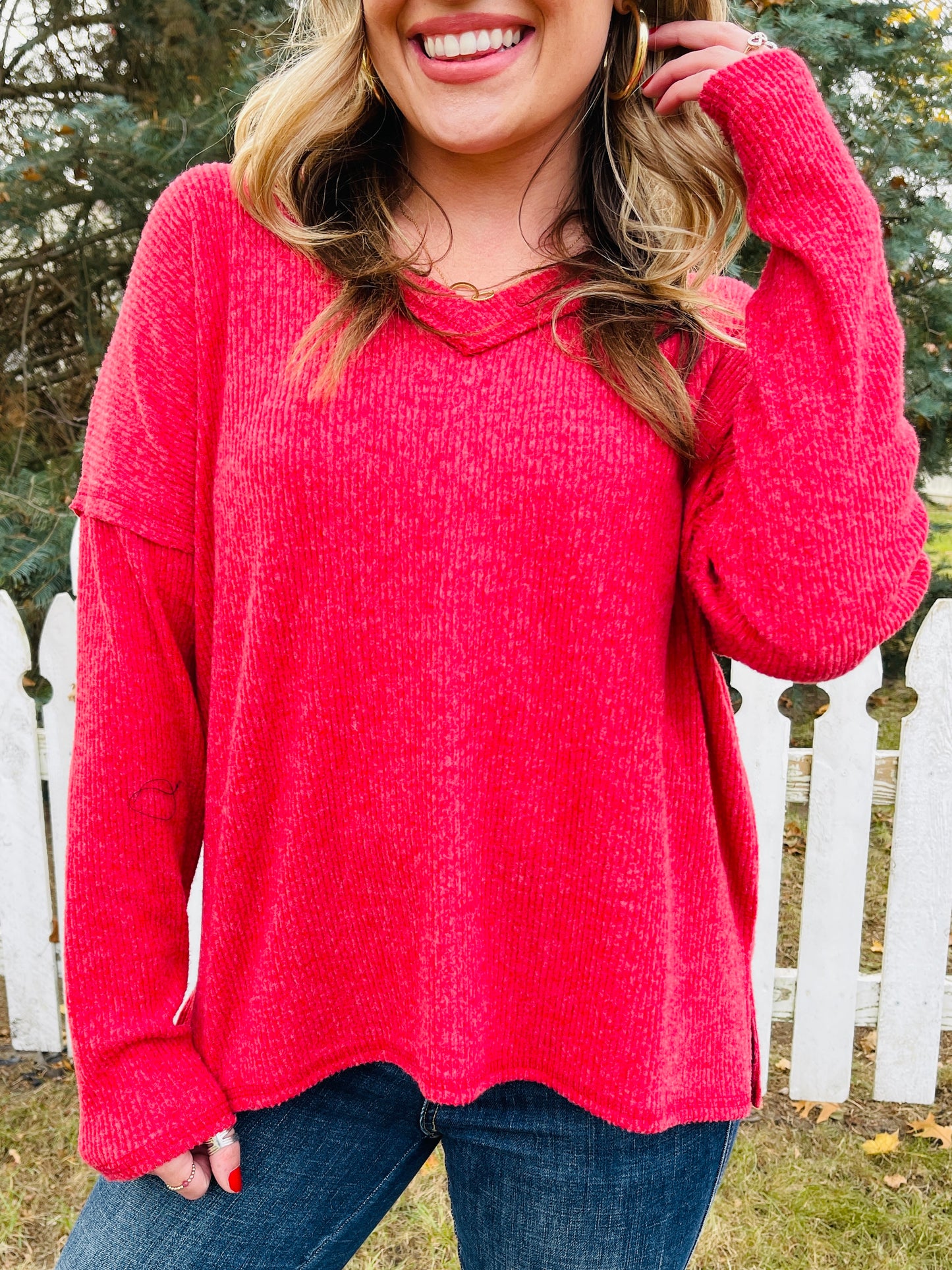 DOORBUSTER! REG/CURVY All Day Ease Top- Multiple Colors!