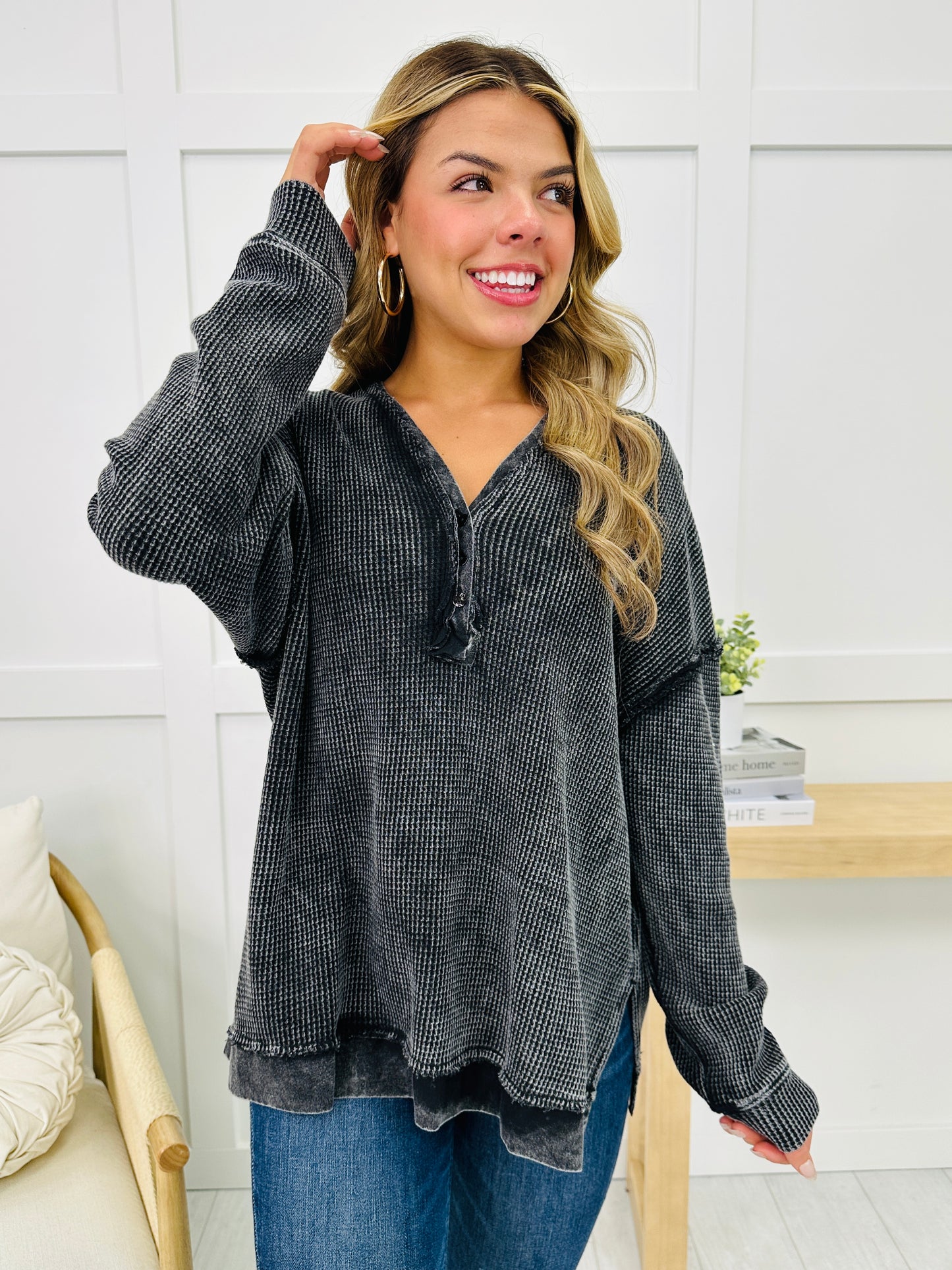 REG/CURVY Casual Charmer Pullover