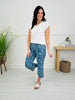 Judy Blue Daisy Daze Cropped Wide Leg Jeans