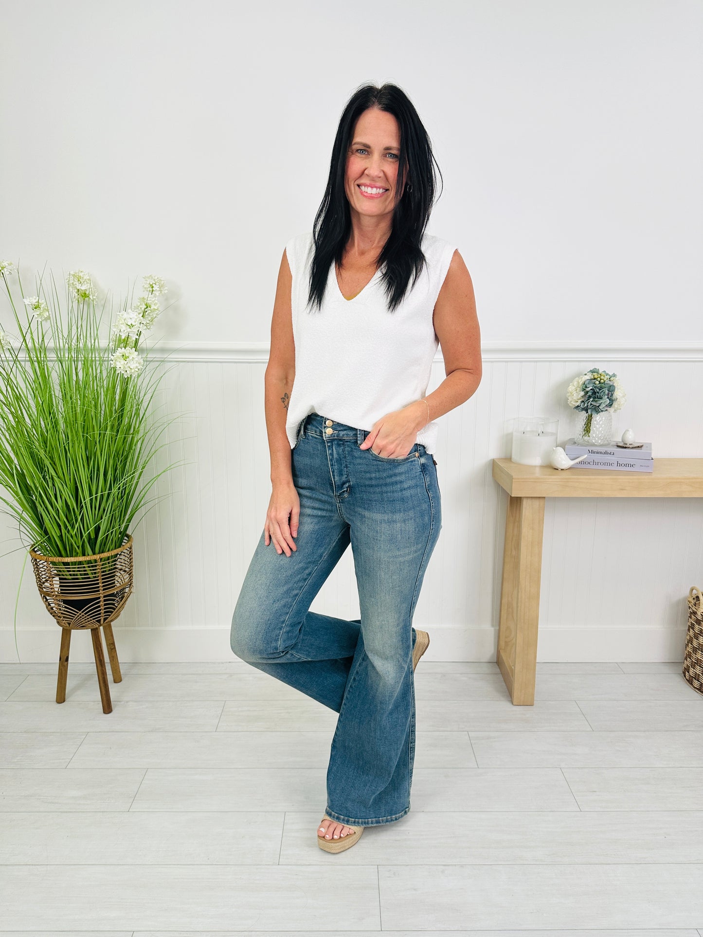 Judy Blue Flare To Remember Tummy Control Flare Jeans