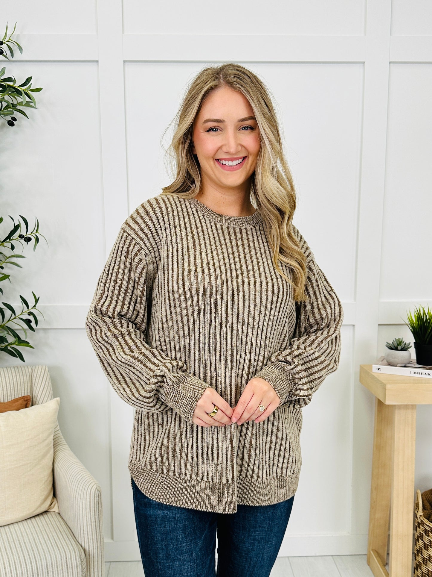 DOORBUSTER! Stitched To Remember Sweater- Multiple Colors!