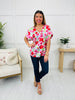 REG/CURVY Stepping Into A Floral Paradise Top