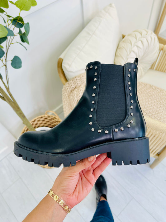Power Strut Booties In Black