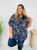 Radiate Sunshine Top in Clearwater Print
