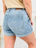 Judy Blue Cuffed and Cozy Jogger Shorts