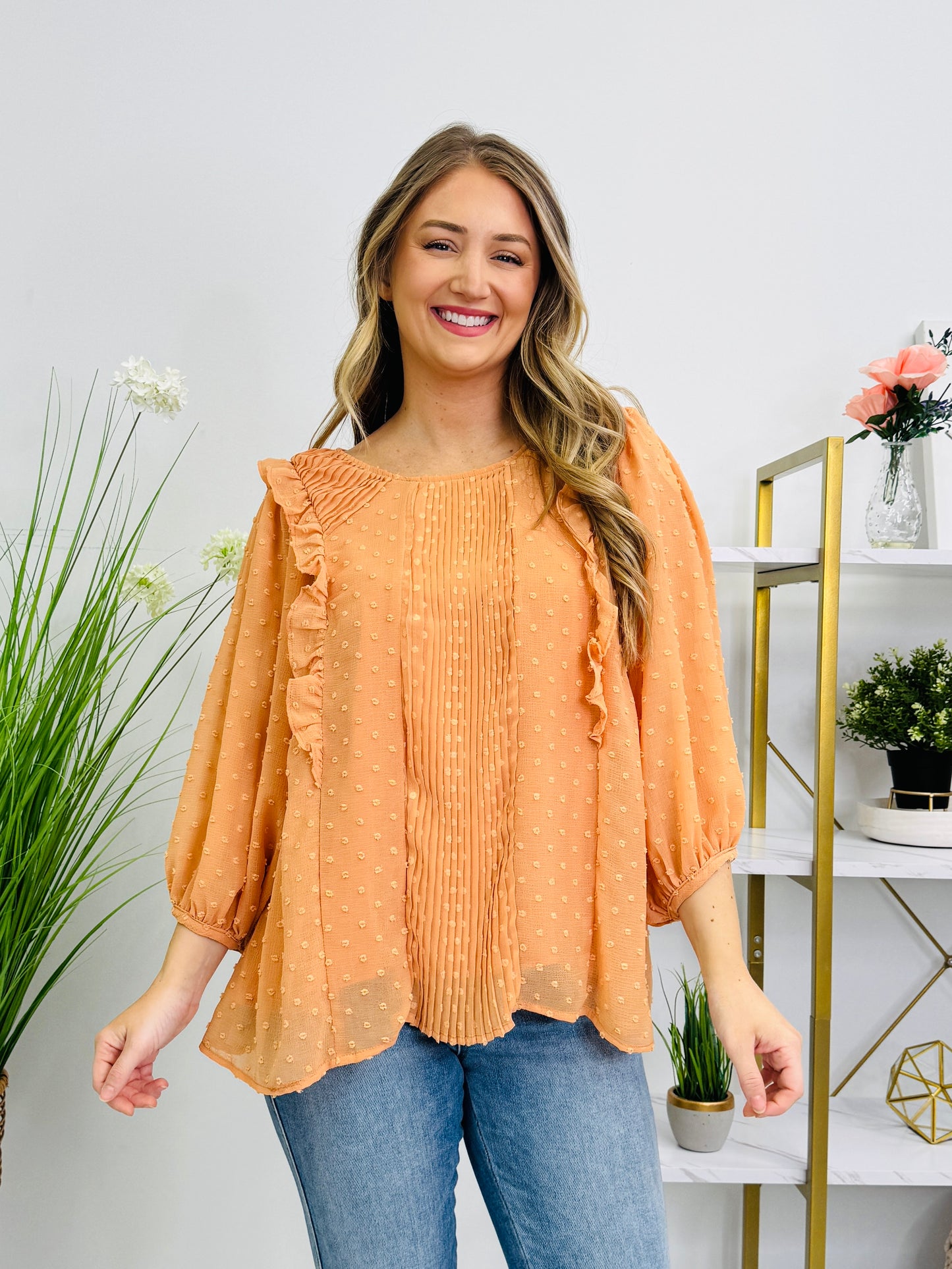 Flirty Frills Top in Multiple Colors