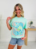 Retro Striped Bass Graphic Tee