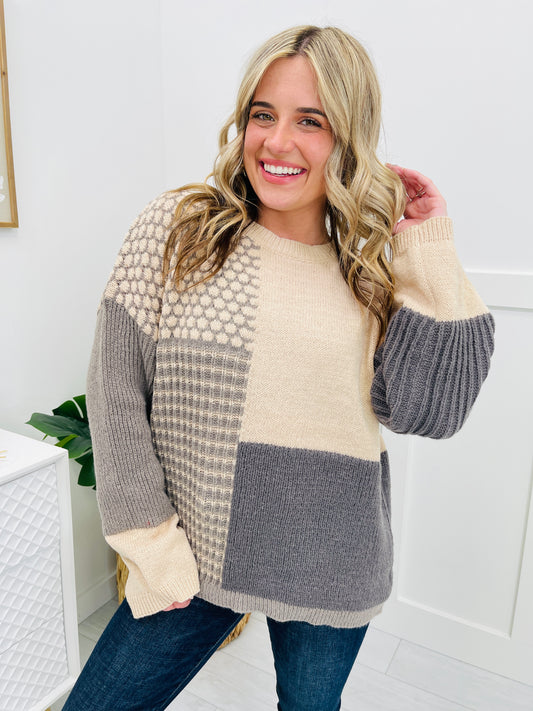 Soft Patch Combo Sweater